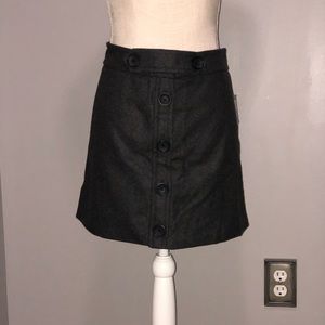 NWT GAP GREY WOOL SKIRT SIZE 12
